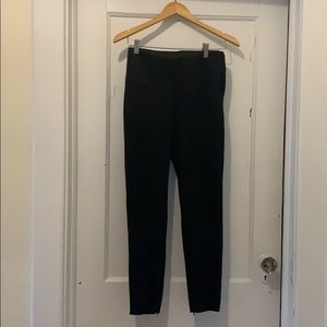 Suede dress pants